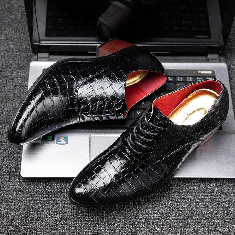 Men's breathable low top shoes wedding shoes