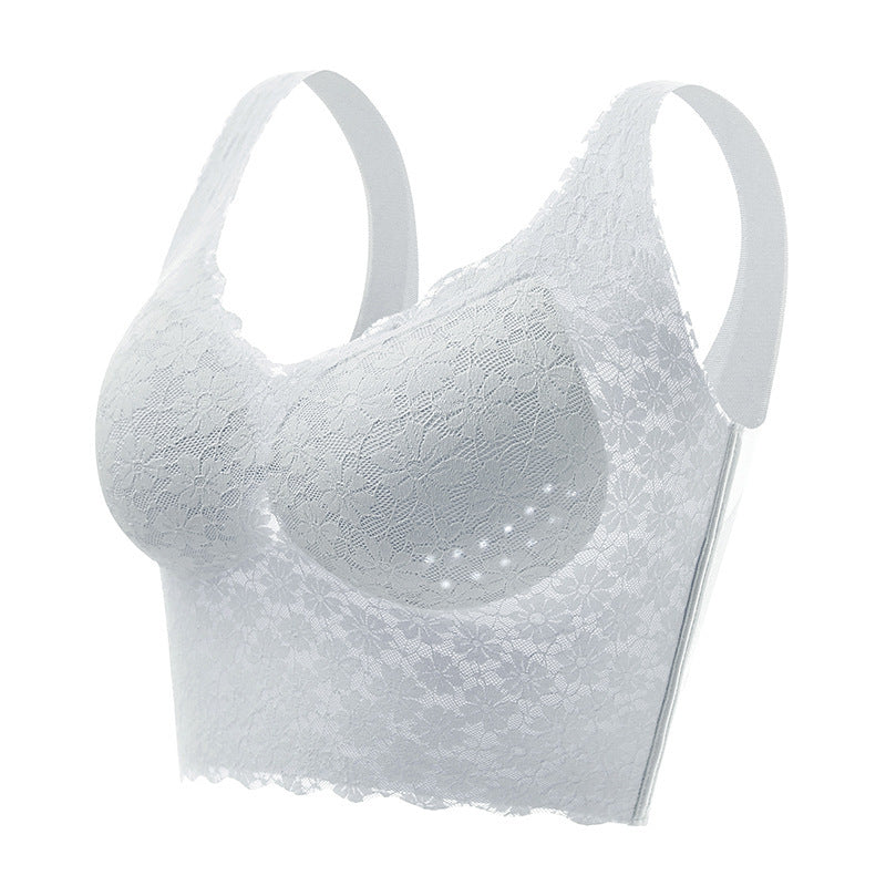 Summer No Steel Ring Gathered Without Trace Beauty Back Underwear Vest Style