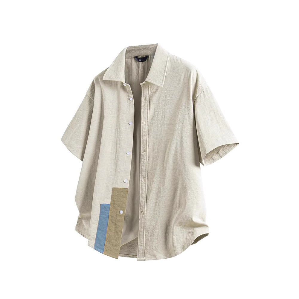 Shirt Men's Summer Thin Short-sleeved Casual Top