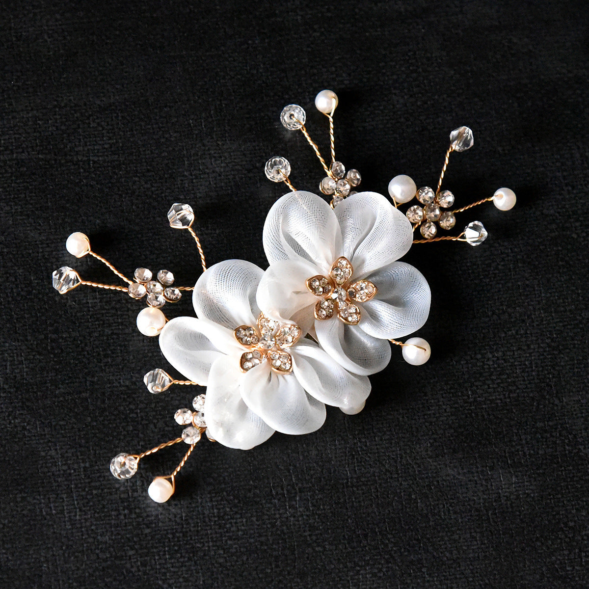 Bridal Wedding Shoes Handmade Pearl Decorative Buckle