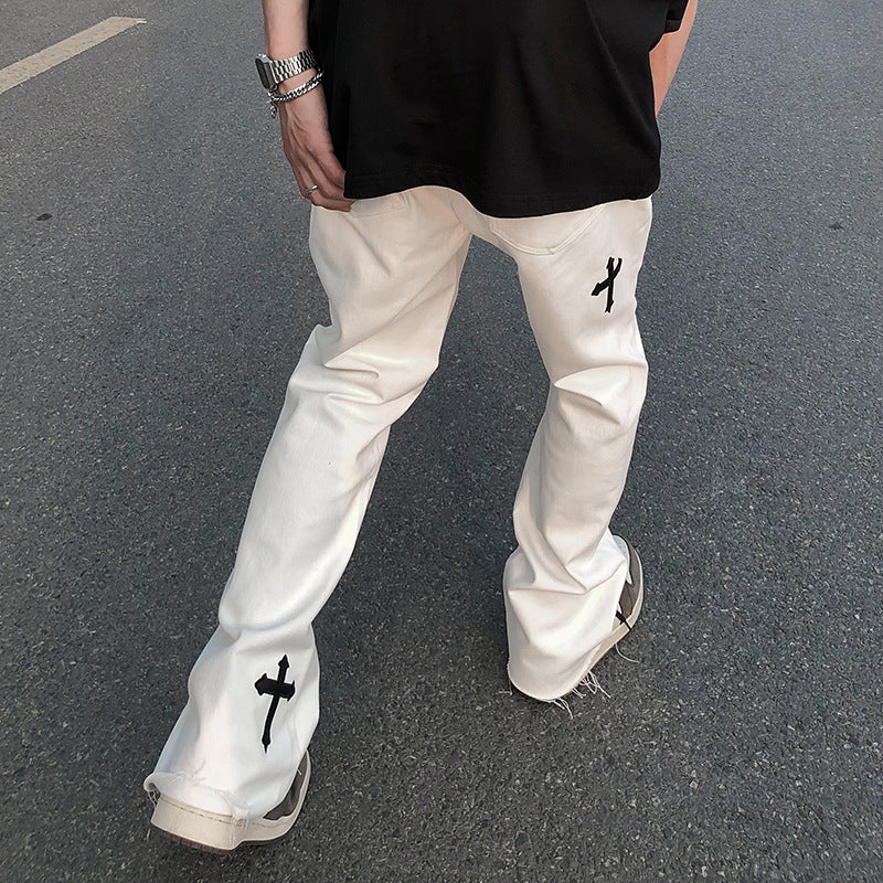 European And American High Street Loose Casual Vibe Style Long Pants
