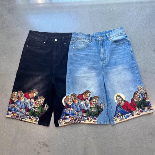 Jesus Printed Back Pocket Men