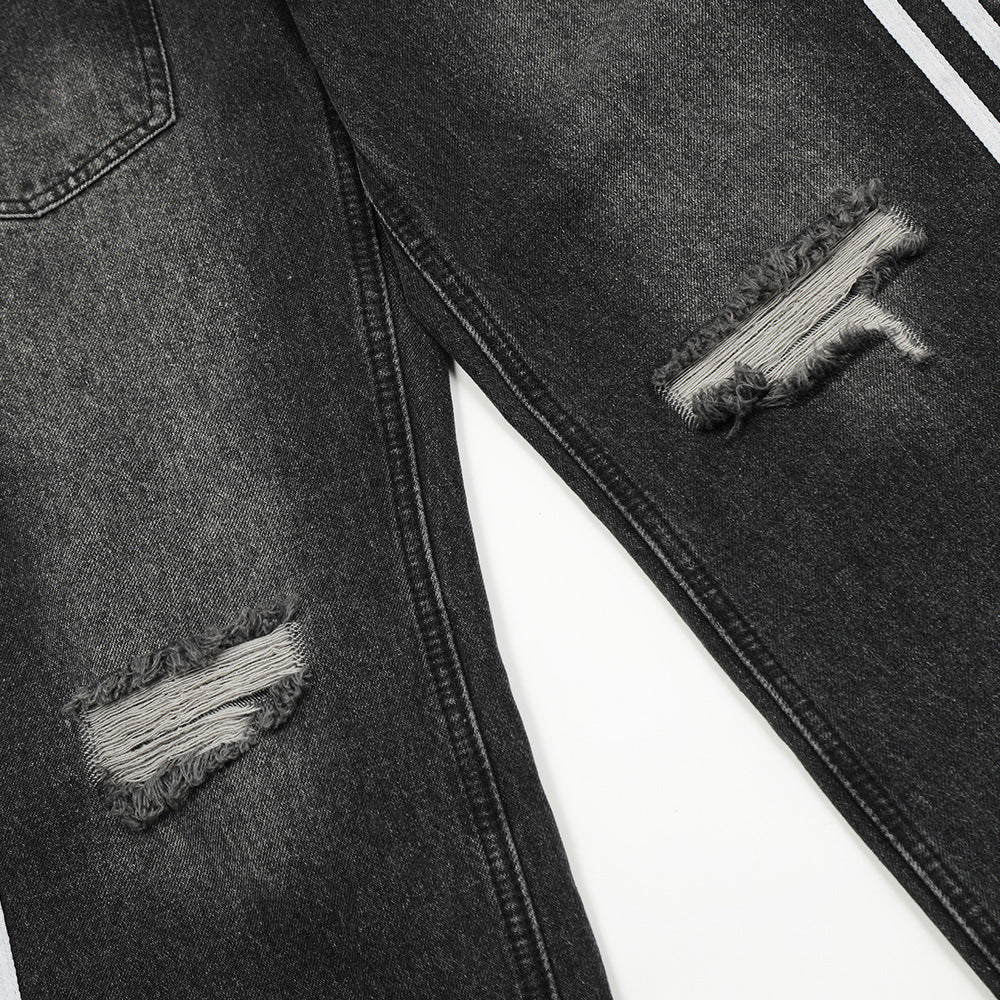 Fashion Ripped Cool Straight Jeans Men