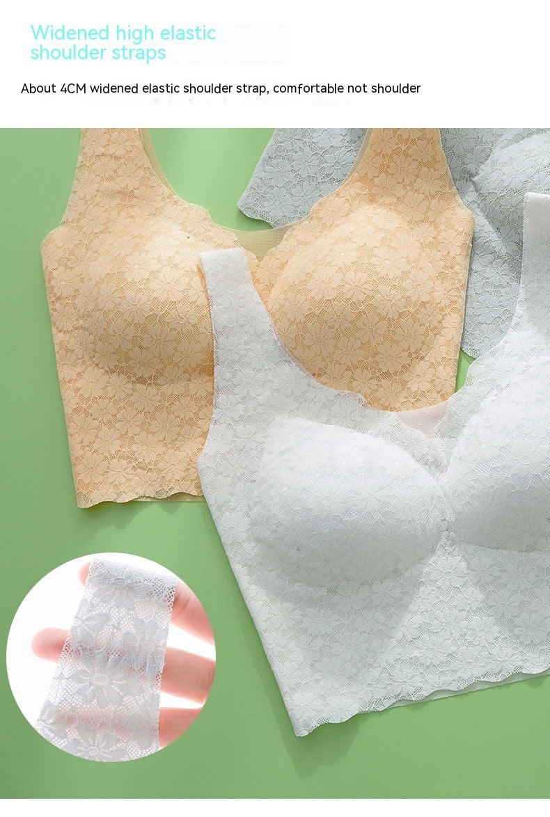 Summer No Steel Ring Gathered Without Trace Beauty Back Underwear Vest Style