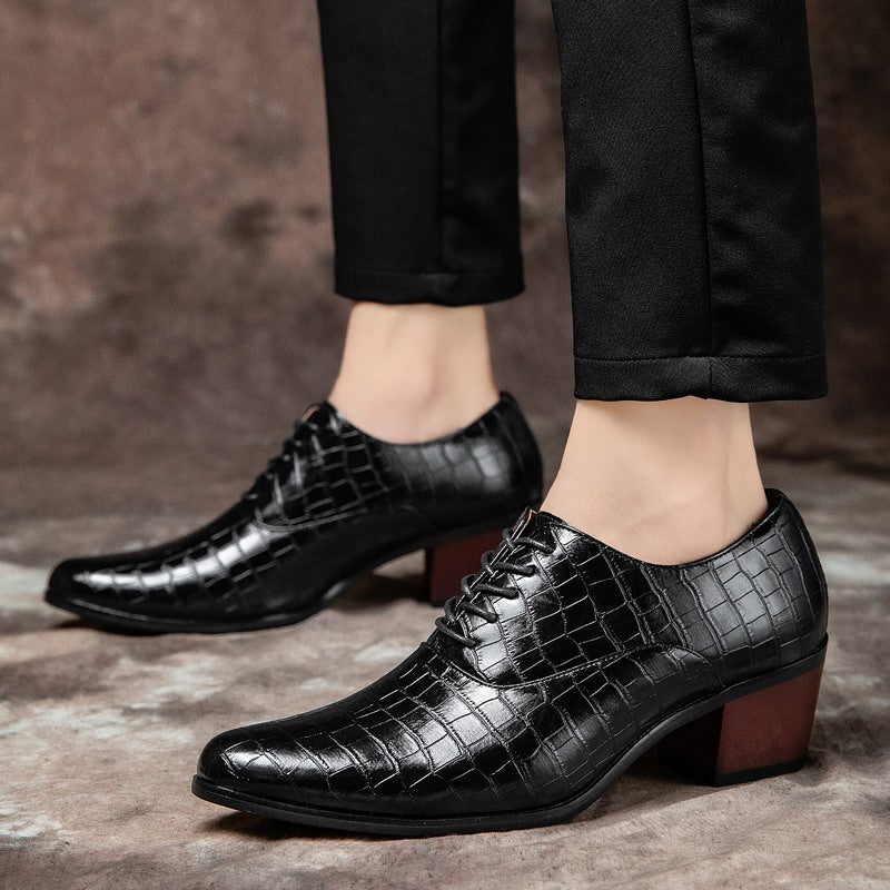 Men's breathable low top shoes wedding shoes