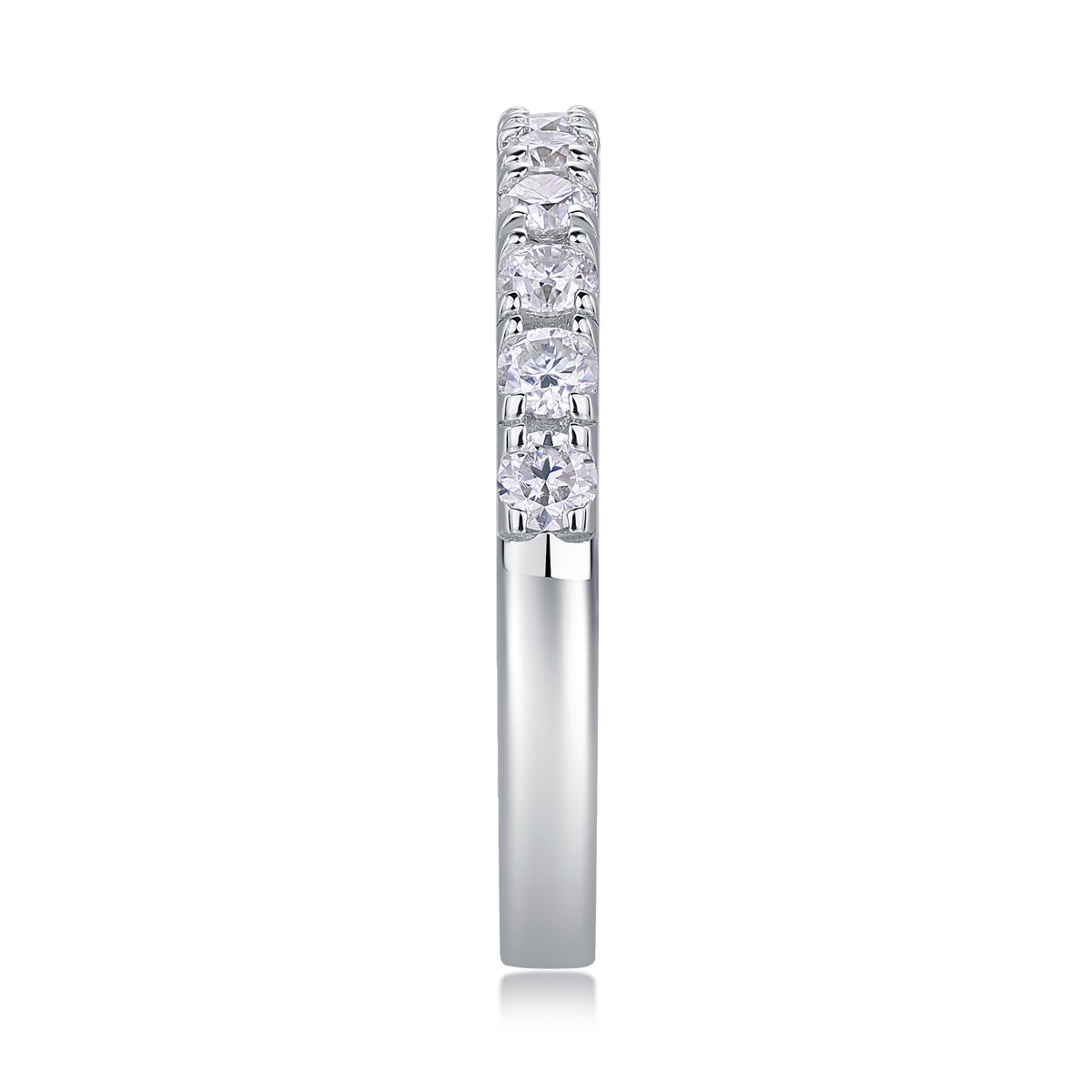 Parallel World Diamond Ring Luxury Fashion Set Moissanite Silver Ring