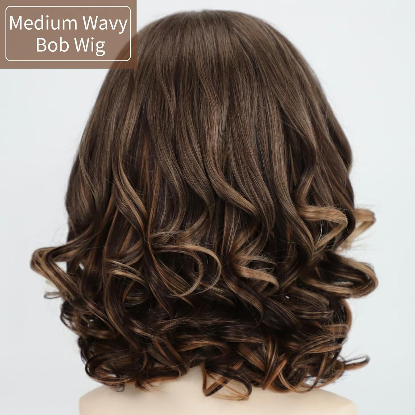 European And American Breathable Comfortable Mixed Color Curly Wig Head Cover