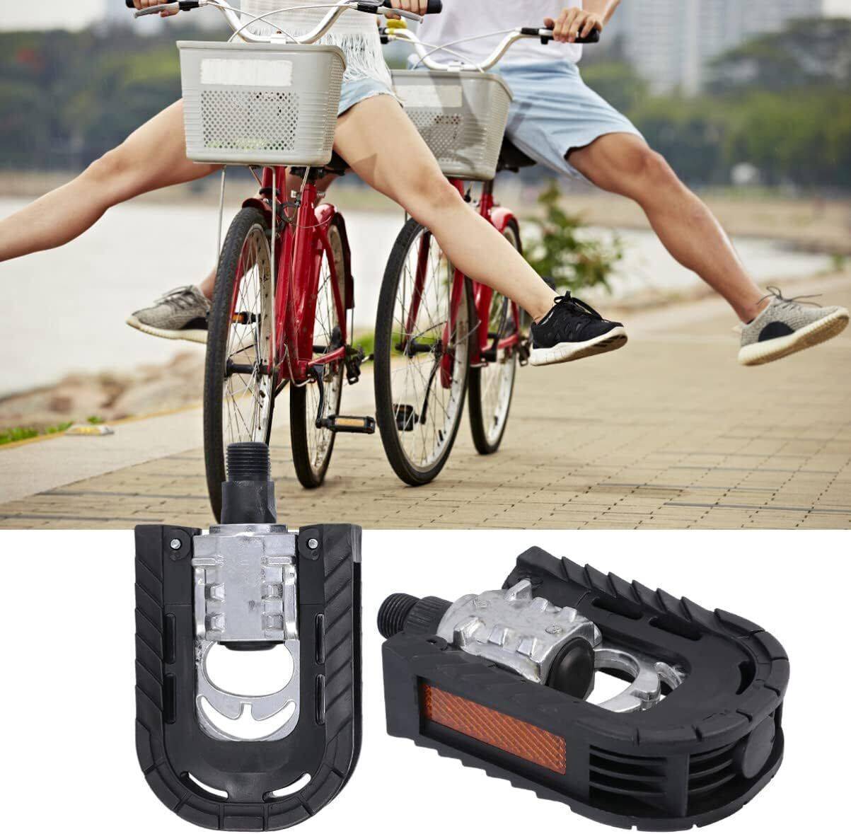 Bike Pedals Bicycle Folding Pedal Aluminum Alloy Mountain Foot Pedal Set