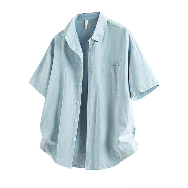 Shirt Men's Summer Thin Short-sleeved Casual Top