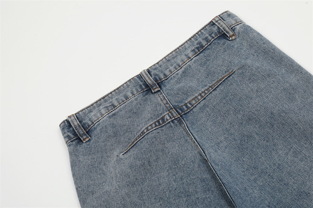 Fashion Personality Reverse Wear Jeans Men