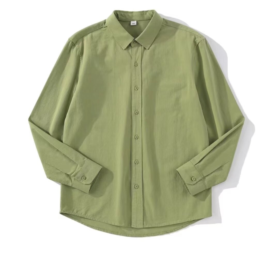 New All-match Solid Color Shirt Artistic Style Single-wear Top