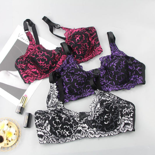 Women's Thin Padded Cup Sexy Lace Bra