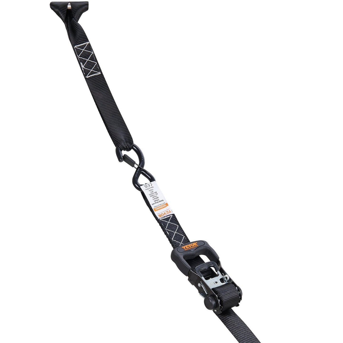 5208 Lb Max Break Strength, Includes 4 Premium 1.6 X 8 Rachet Tie Downs With Padded Handles, For Moving Securing Cargo, Appliances, Lawn Equipment, Motorcycle