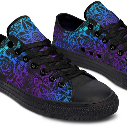 Fashion Printed Couple High Top Canvas Shoes
