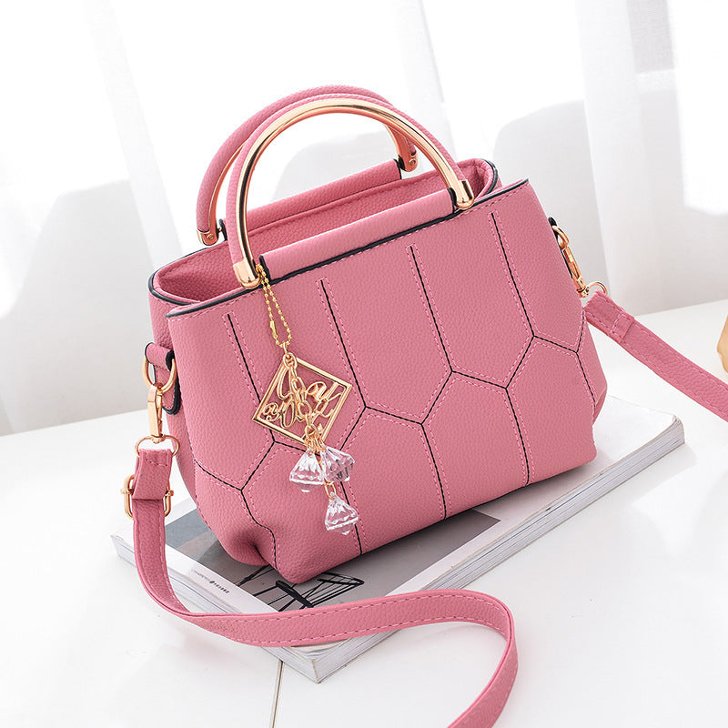 Embroidered shoulder bag