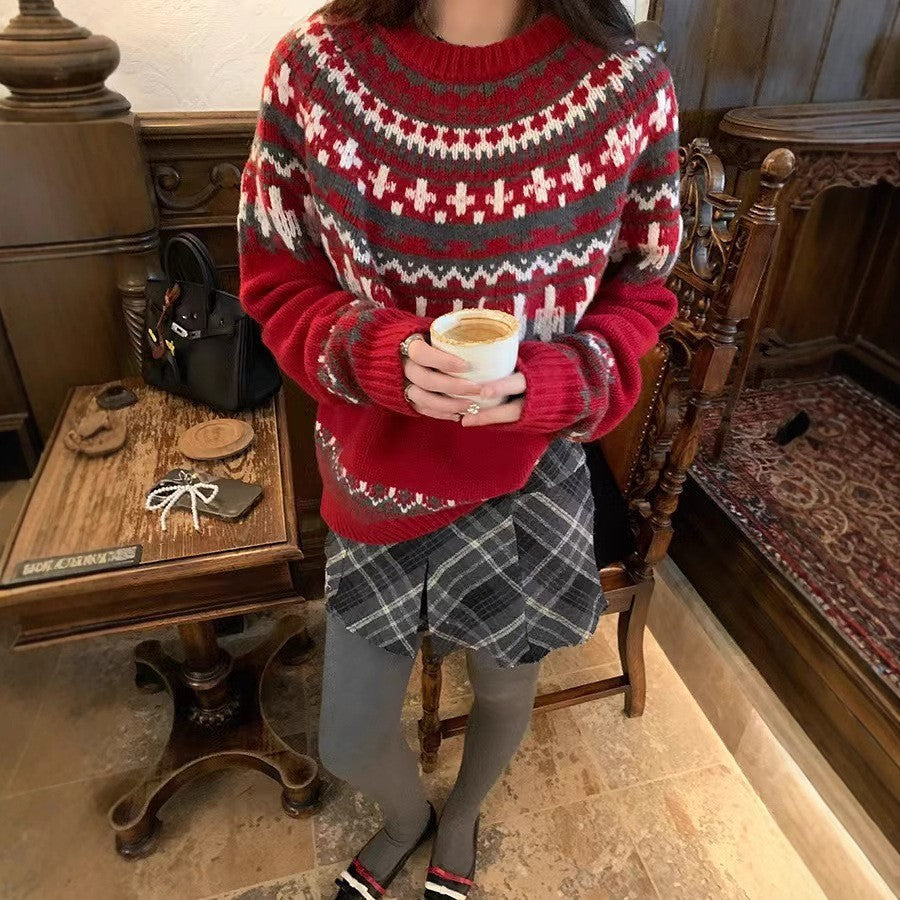 Women's Korean Fairland Warm And Loose Lazy Sweater