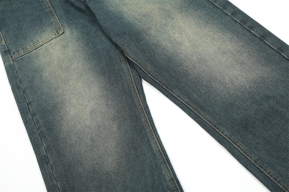 Fashion Washed White Jeans For Men