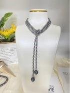 Crystal Pearl Copper Necklace