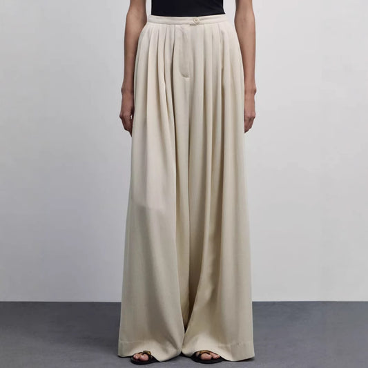 Fold Pendant Casual Mopping Pants