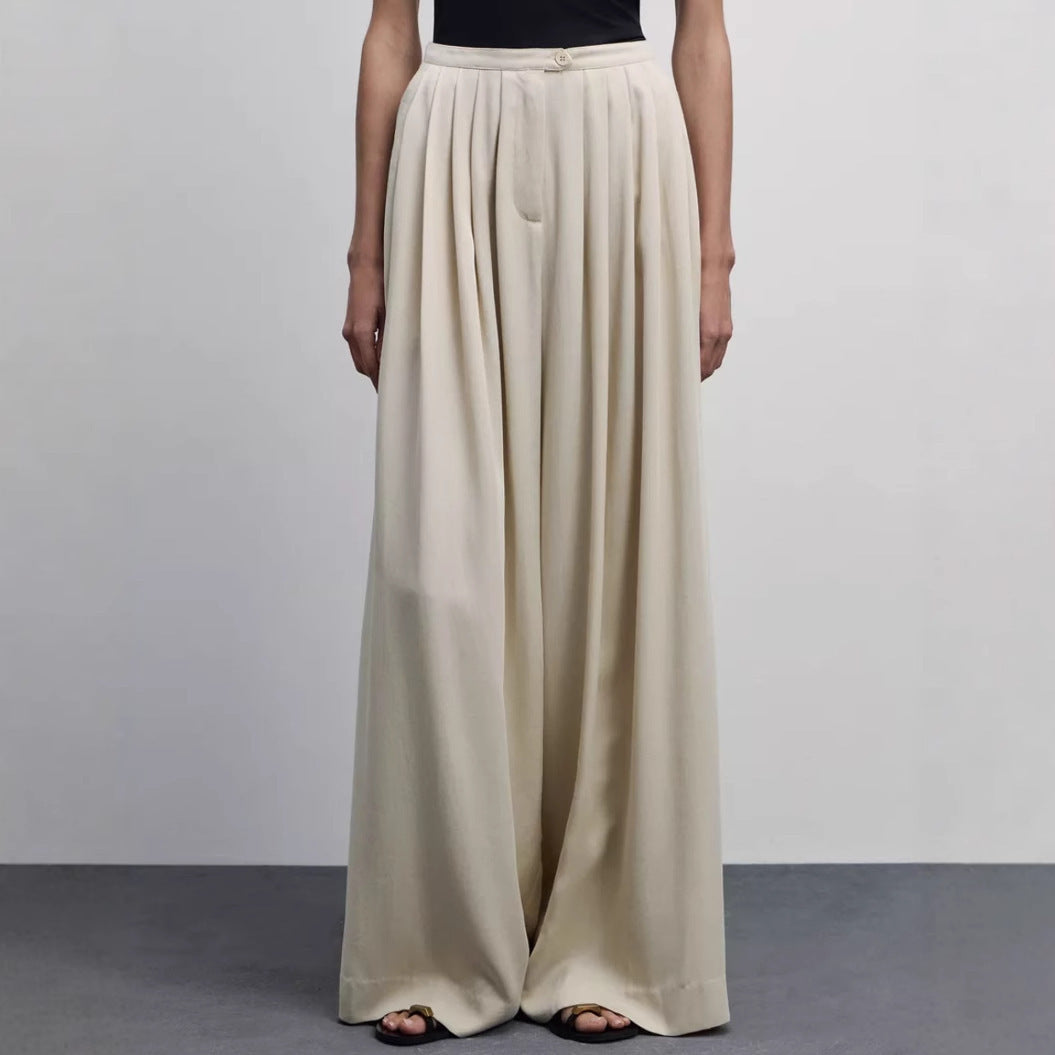 Fold Pendant Casual Mopping Pants