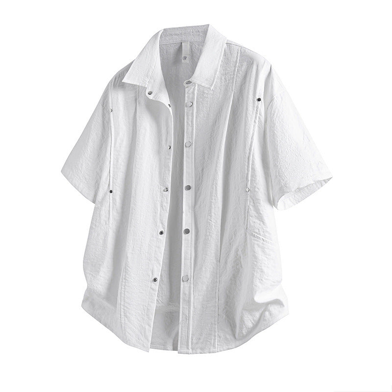 Shirt Men's Summer Thin Short-sleeved Casual Top