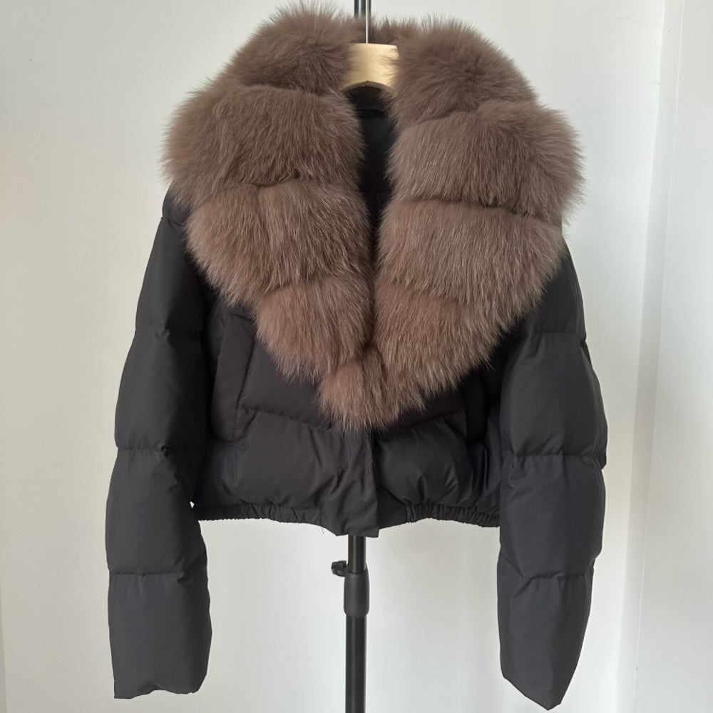 Women's Short Western Style Fashionable Warm Down Jacket