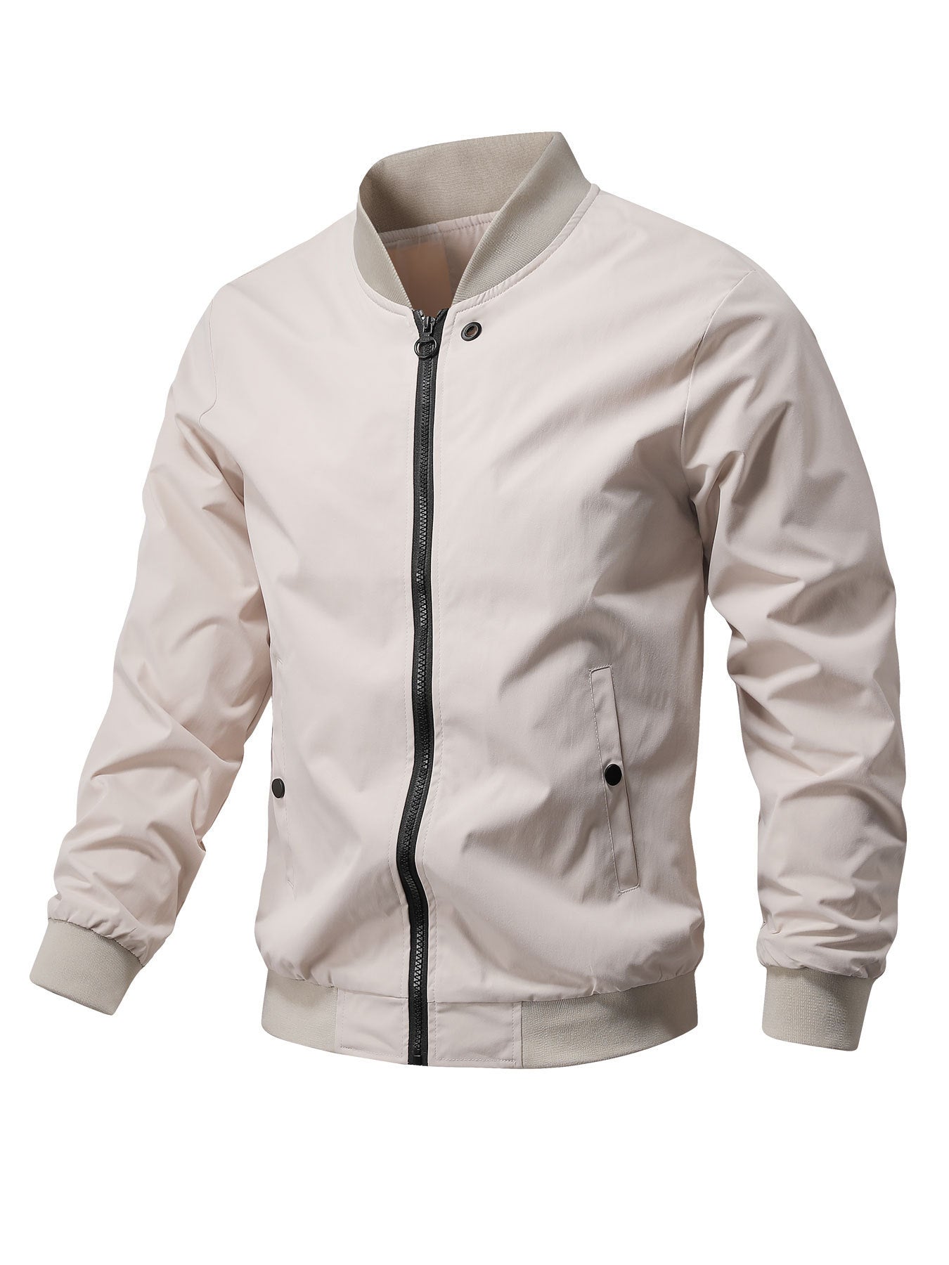 Casual Men's Baseball Coat Top Loose Flight Jacket