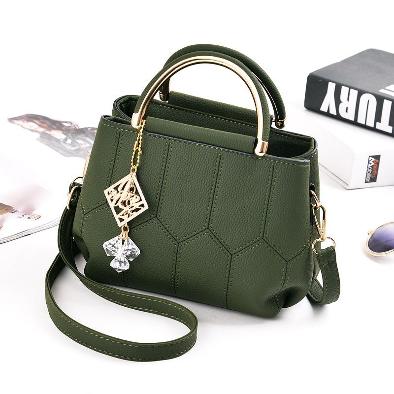 Embroidered shoulder bag