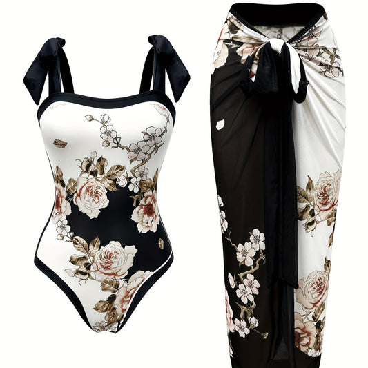 Women's Two-piece Casual Swimsuit P96 Black