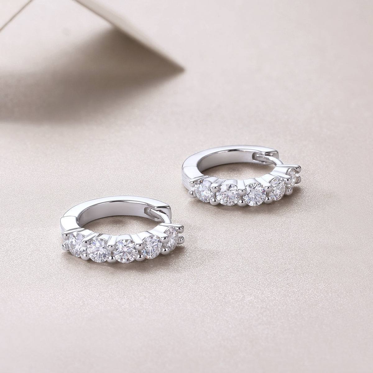 Dawn Diamond Set With Moissanite Silver Earrings Luxury Fashion Diamond Earrings Stud Earrings