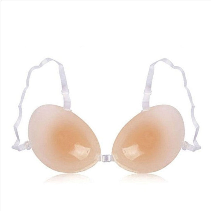 Women's Invisible Silicone Bra Adjustable Straps Lightweight Comfort Natural Lift For Daily Casual Sports Underwear Accessories