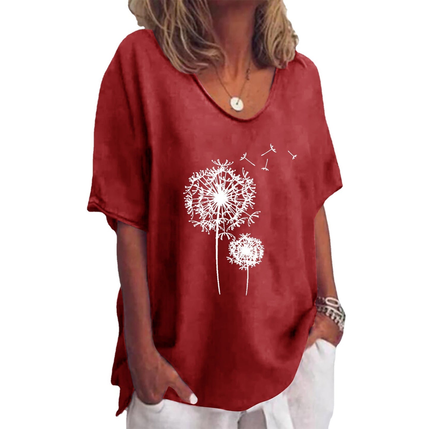 Casual Loose Plus Size Women's Clothing Top