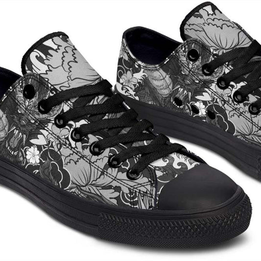 Fashion Printed Couple High Top Canvas Shoes