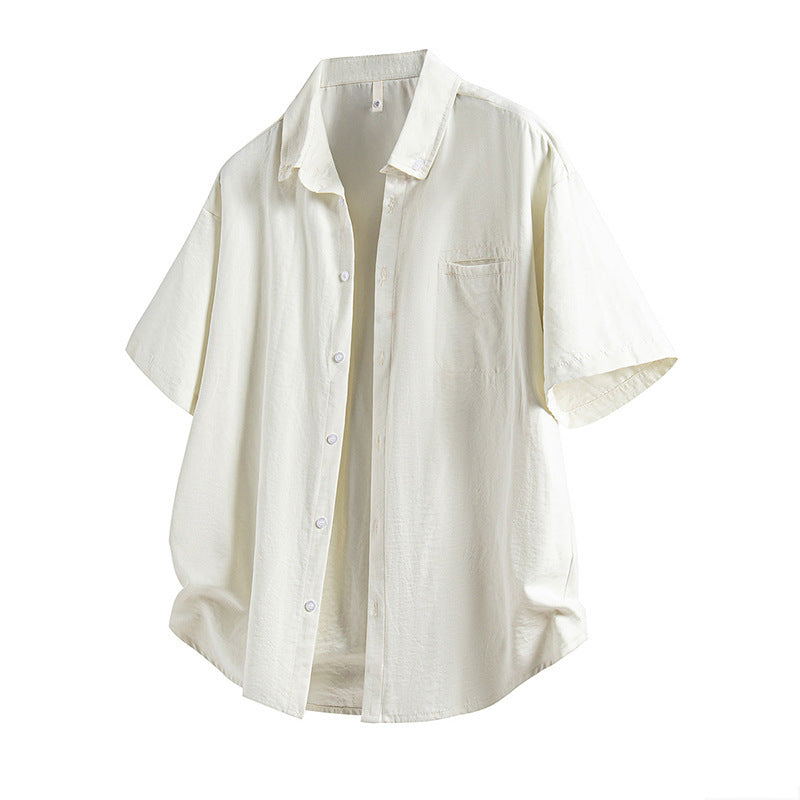 Shirt Men's Summer Thin Short-sleeved Casual Top