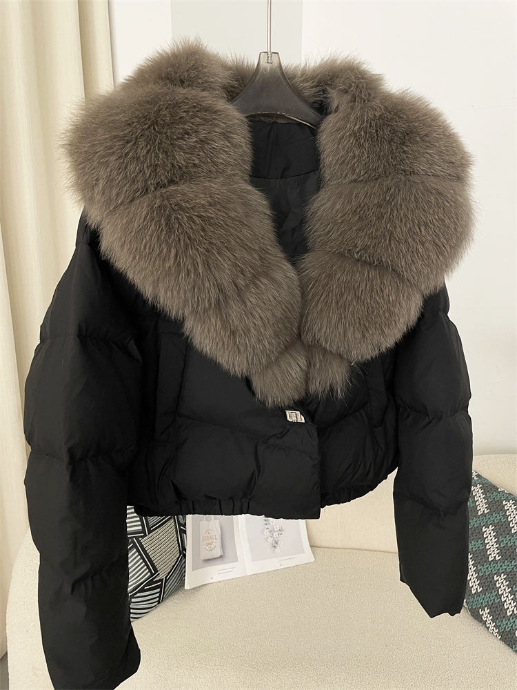 Women's Short Western Style Fashionable Warm Down Jacket