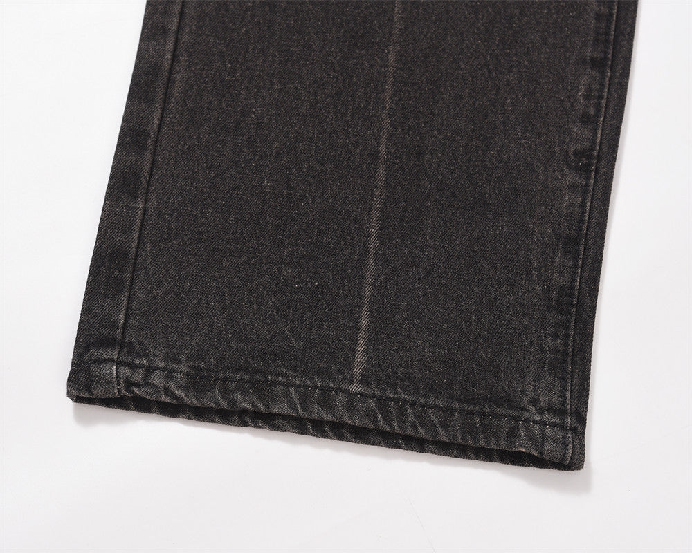 American Basic Style Straight Jeans Men