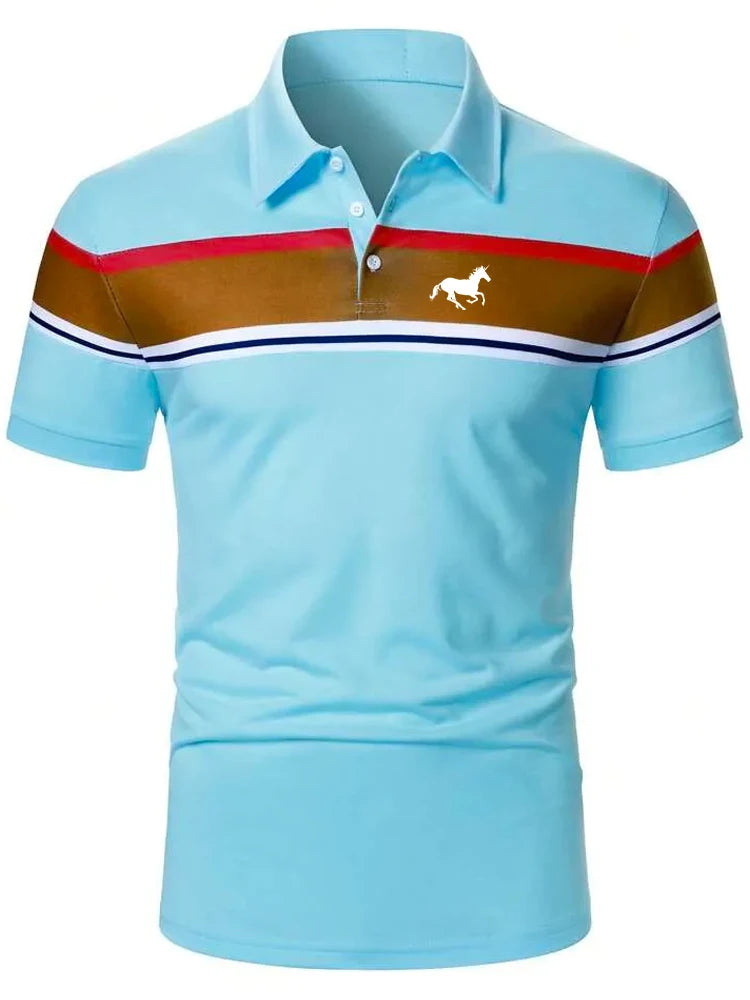 Men's Summer Spring Fall Polo Short Sleeve Polo Shirts Collared Shirts Business Casual School Outdoor Daily Wear Home Wear