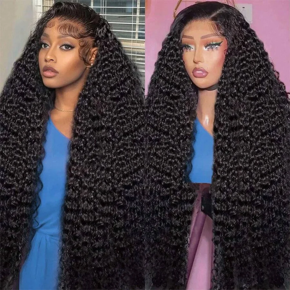 Lace Front Wigs Human Hair Wig For Woman 13x4 Deep Curly Lace Front Wig Human Hair Pre Plucked With Baby Hair  Lace Frontal Wigs