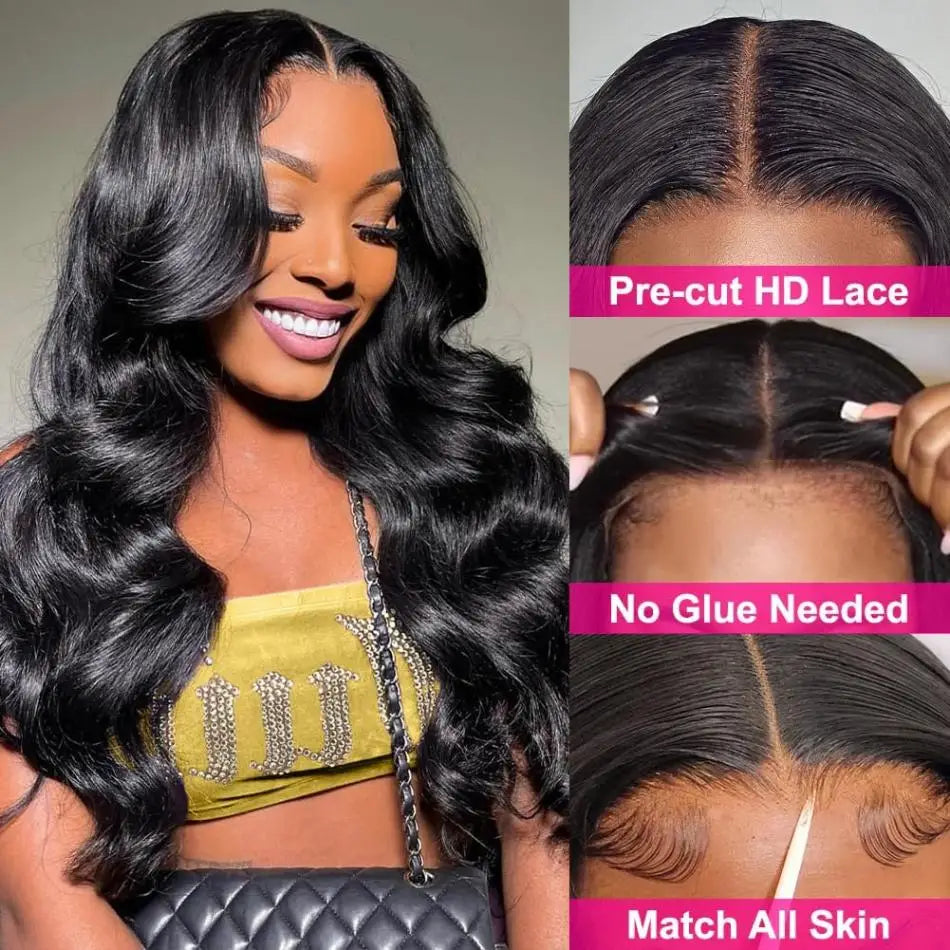 Body wave Wigs Glueless Wig Human Hair Ready To Wear 5x5 Lace Frontal Wig 4x4 Brazilian Closure Wig For Women Lace Front Wigs