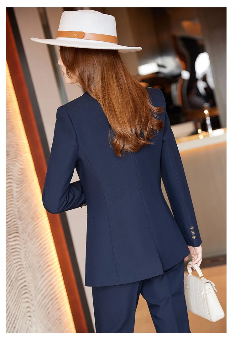S-4XL Blazer New Style Temperament Vest Three Piece Suit Goddess Style Professional Formal Suit Jacket+vest+pants