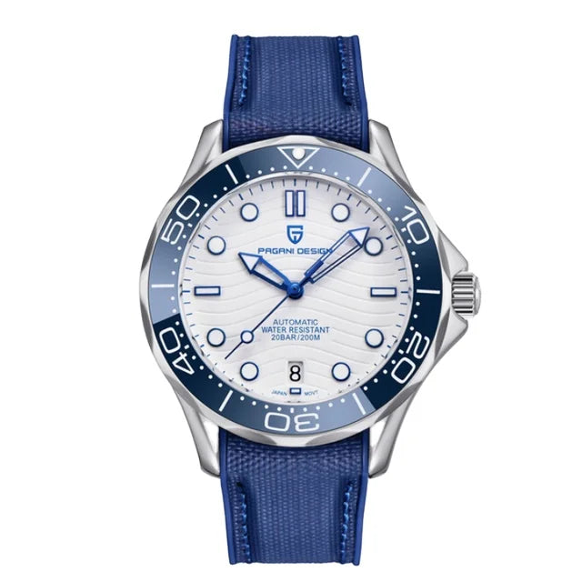 2022 PAGANI DESIGN 007 Men Luxury Mechanical Watches Sapphire Crystal 200M Diver Waterproof Sports NH35A Watch Montre Homme 1685