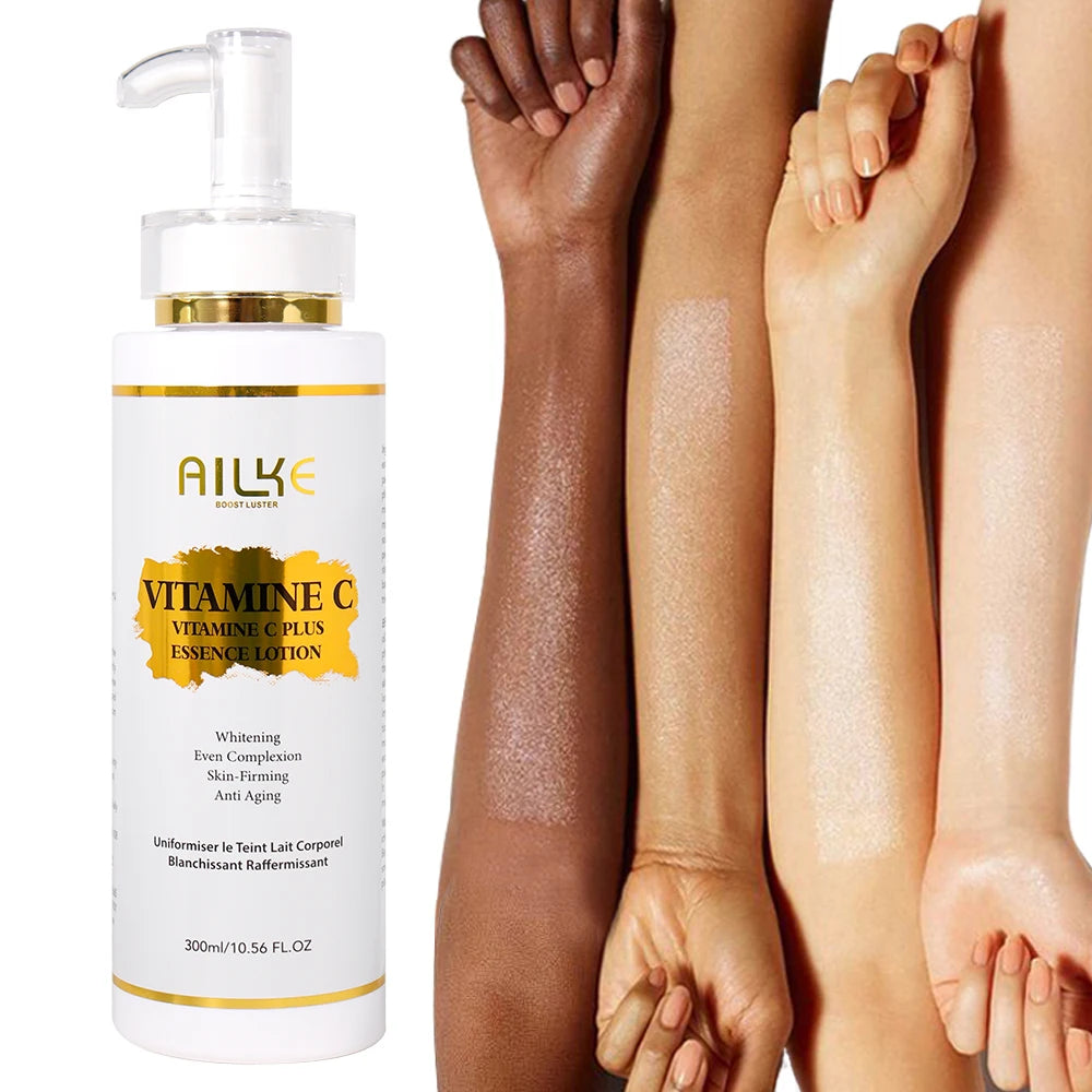 OEM/ODM Korean Organic Nicotinamide Moisturizing Orange Keep Skin Fair Vitamin C Lightening Body Lotion for Black Skin