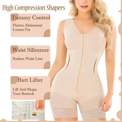 2025 Stage 2 Faja Colombian Post Surgery Tummy Control Shapers Colombian Girdles Butt Lifter Reducing Hourglass Shapewear Sheath