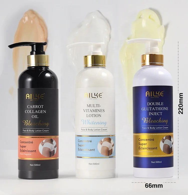 Ailke Forever Beauty Lightening Nature Essence Strong Bleaching Legs Face and Whitening Body Lotion Cream