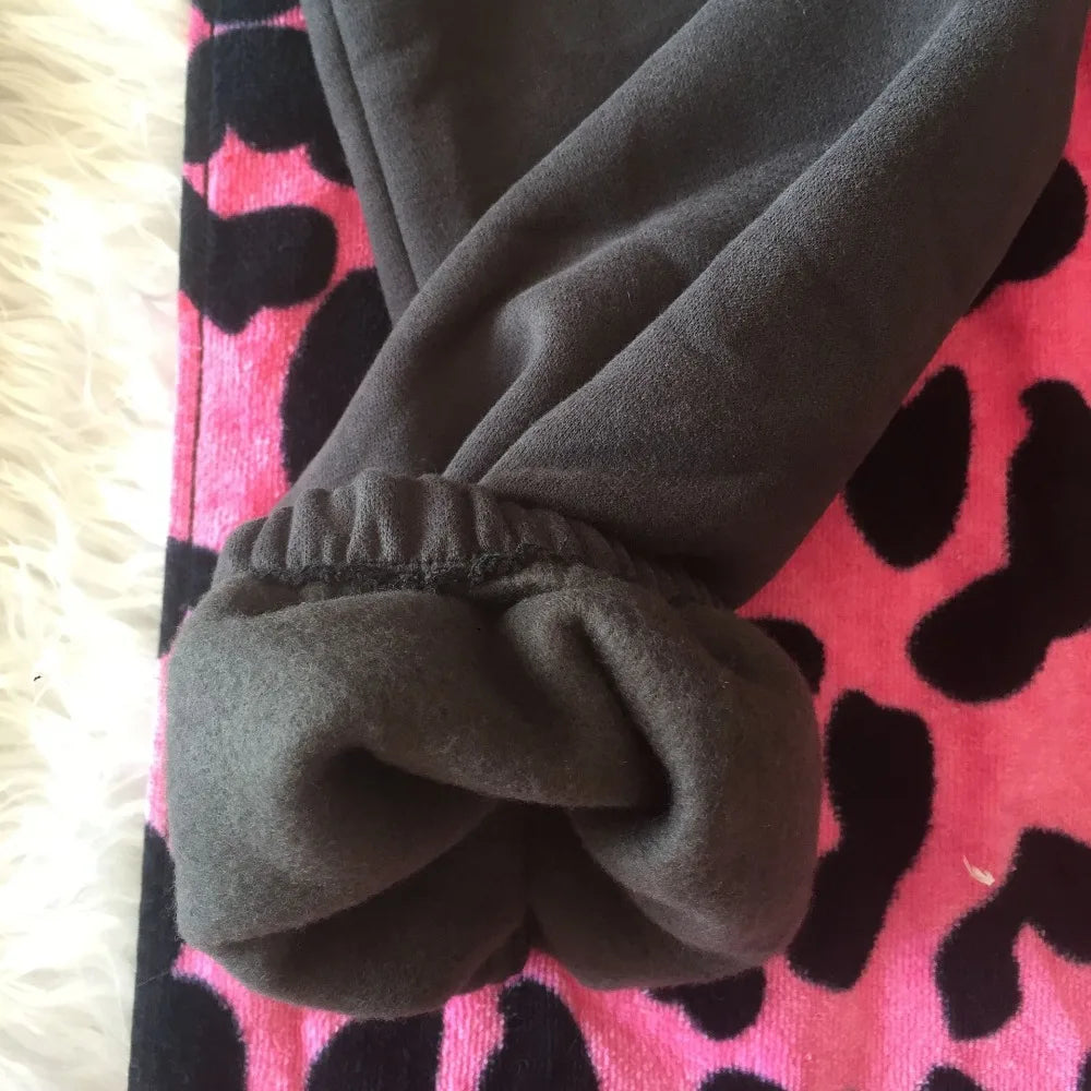 Wholesale Fleece Hoodie with Jogger Pant Sweat Suit Fall Winter 2 Piece Set Tracksuit Women Sports Outfit Two Piece Solid Casual