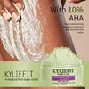 Kyliefit Hot Selling Lightening Exfoliating Face Papaya Natural Organic Scrubs Vegan Sea Salt Body Turmeric Scrub