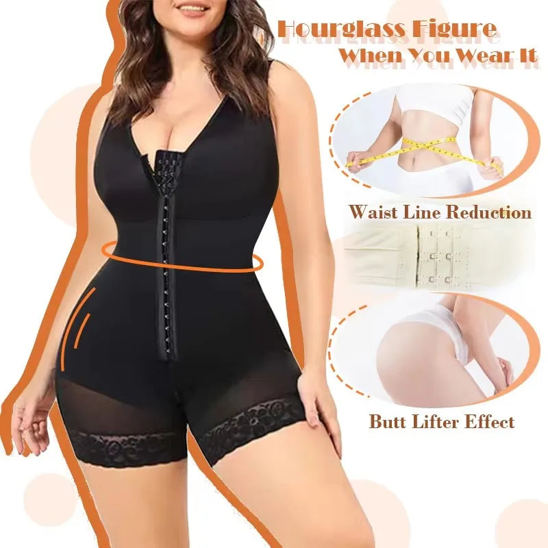 2025 Stage 2 Faja Colombian Post Surgery Tummy Control Shapers Colombian Girdles Butt Lifter Reducing Hourglass Shapewear Sheath