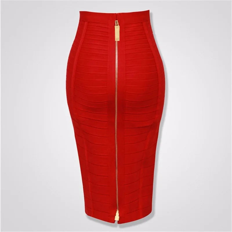 2026 New Bandage Skirts Women Bodycon Woman Skirts Sexy Harajuku Party Club Elegant Celebrity Pencil Skrit Plus Size XL