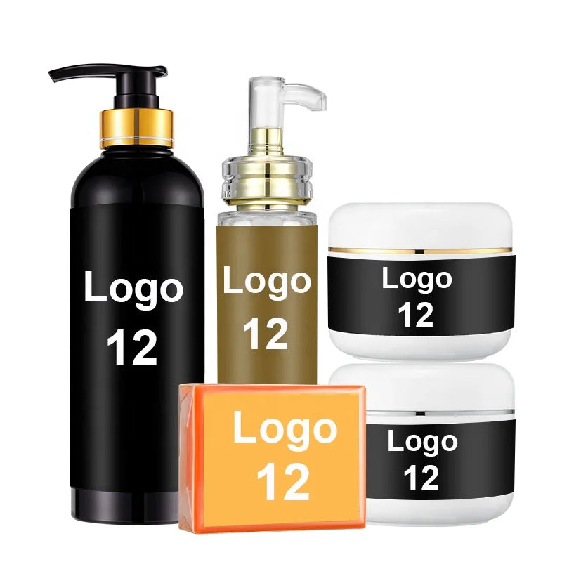 AILKE Best Selling Products 2025 Private Label Organic Collagen Anti-Aging Serum Whitening Body Lotion Skin Care Set