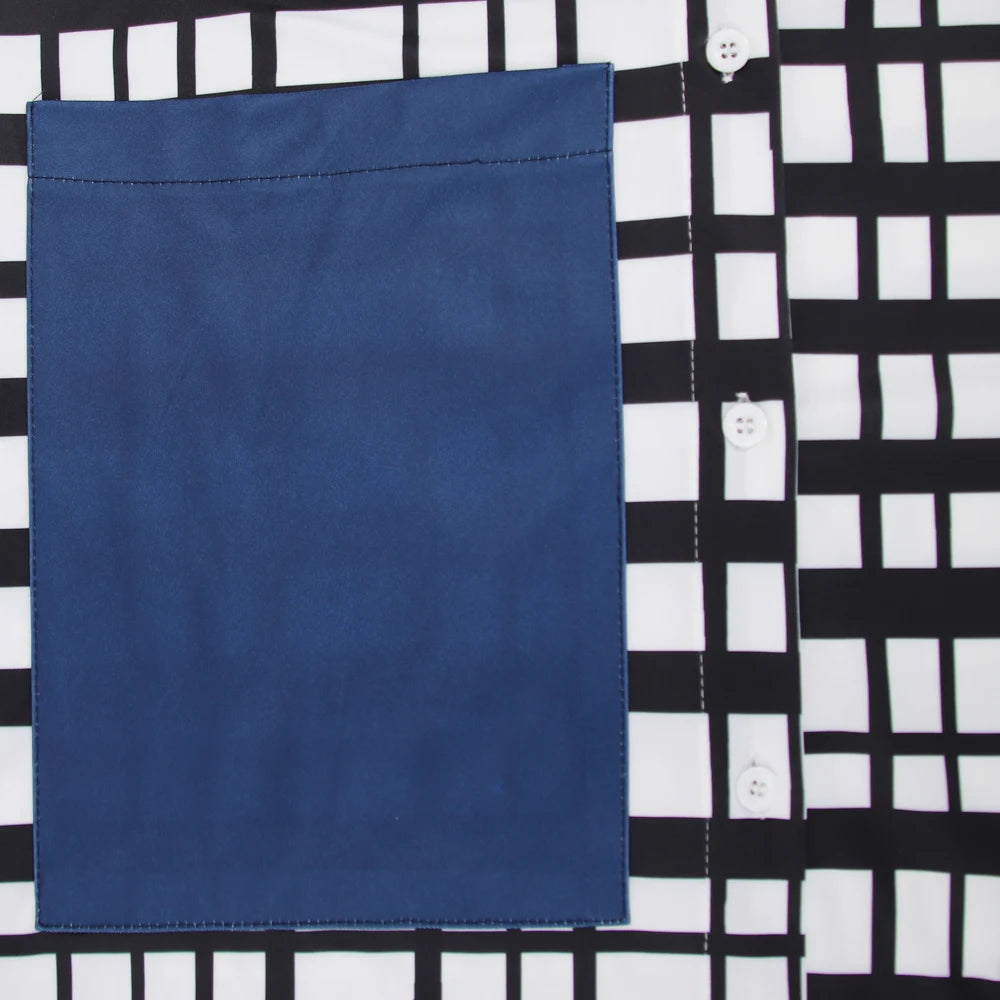 New Plus Size Dresses Women 2022 Wholesale Buttons Casual Long Sleeve Loose Office Lady Plaid Shirt Midi Dresses Dropshipping